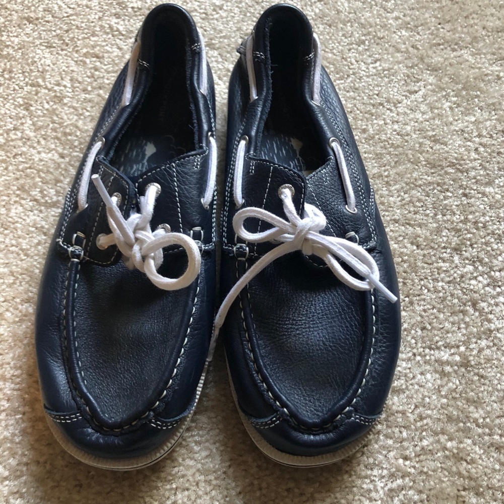 Rockport size 11.5 blue boat shoes